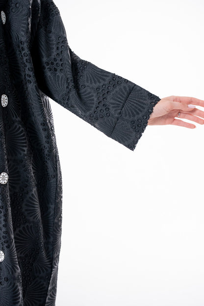 Pearl abaya Bisht