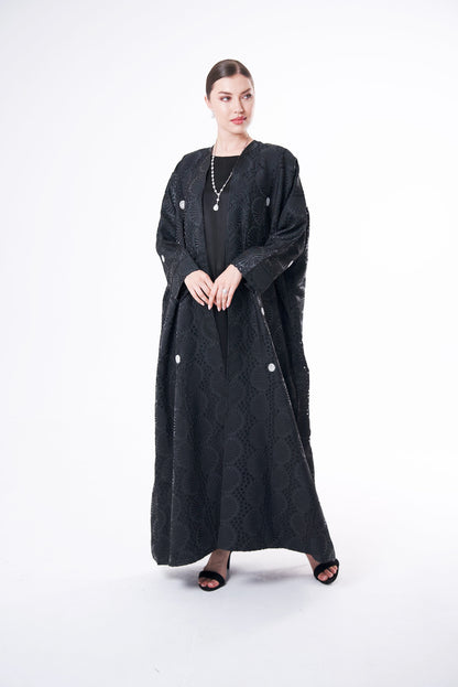 Pearl abaya Bisht
