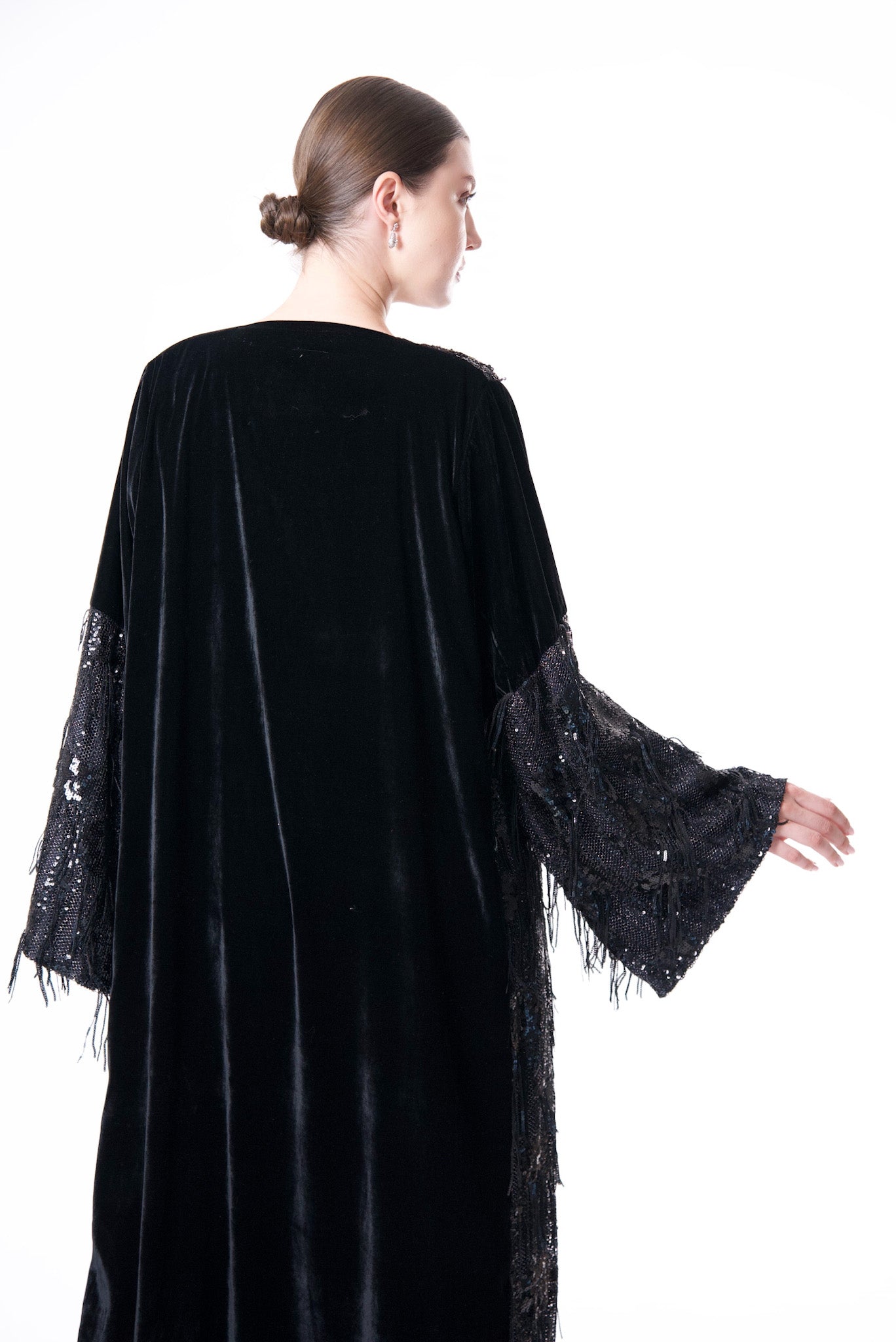 Black velvet and sequence