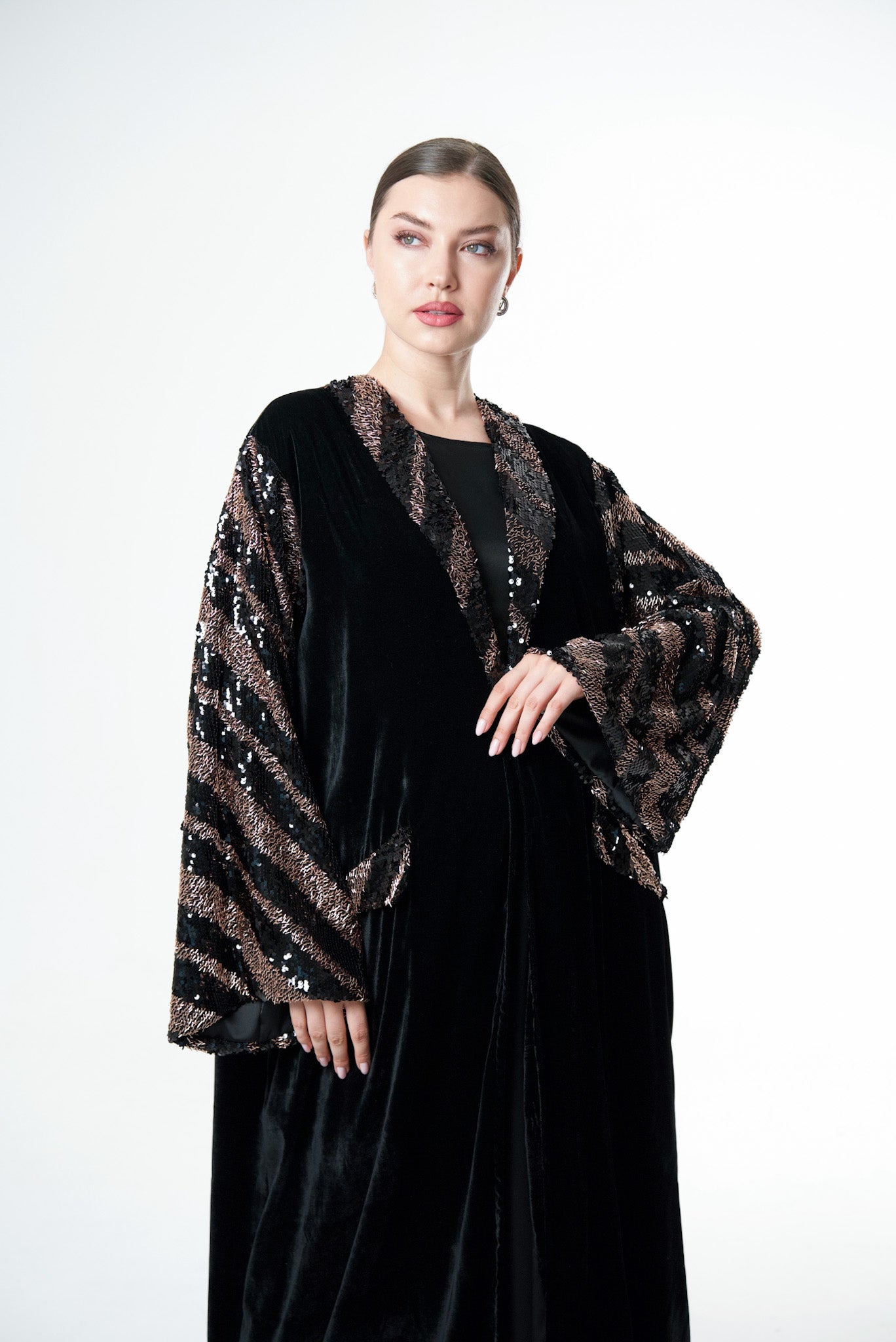 Black velvet  and Gold sequence