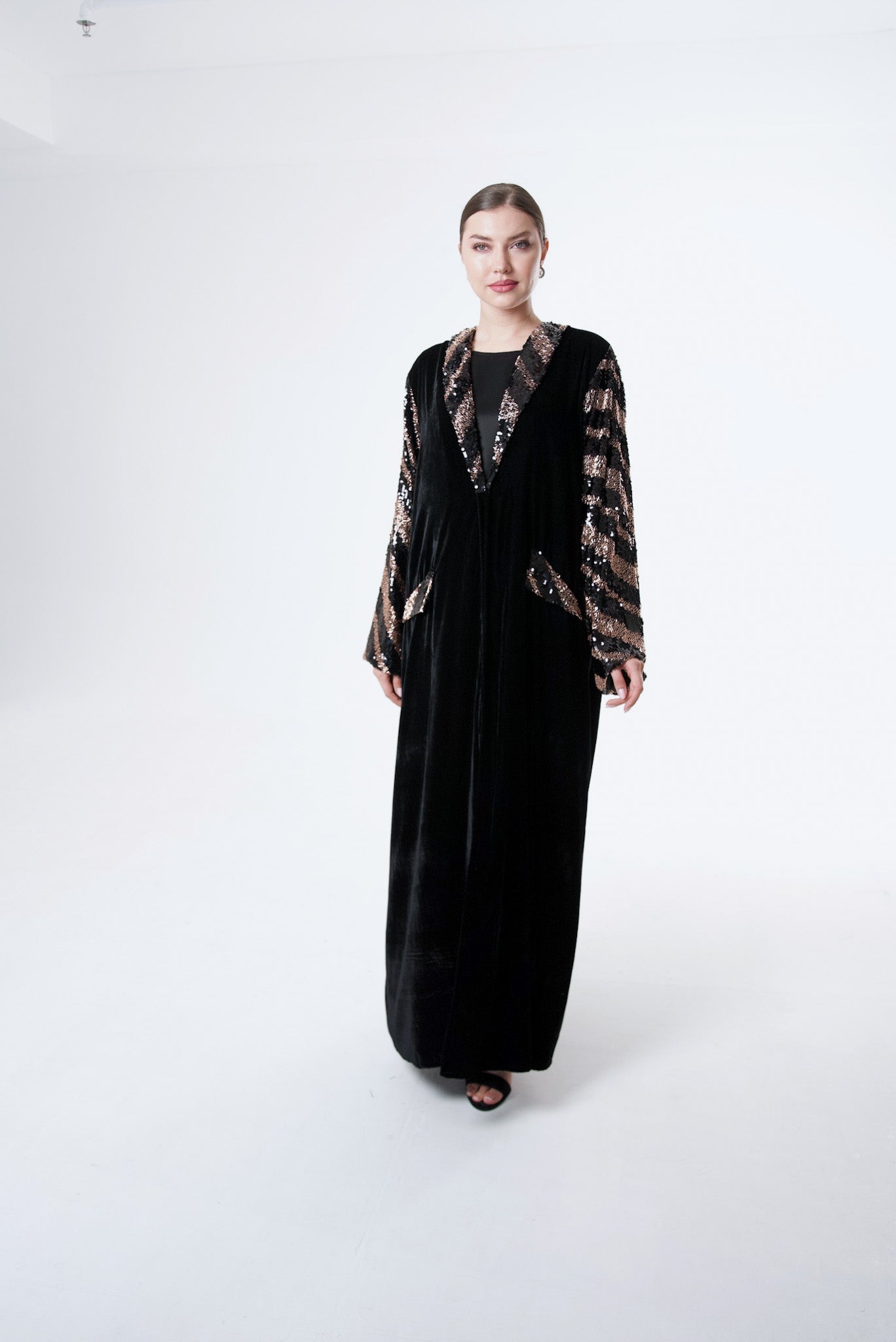 Black velvet  and Gold sequence