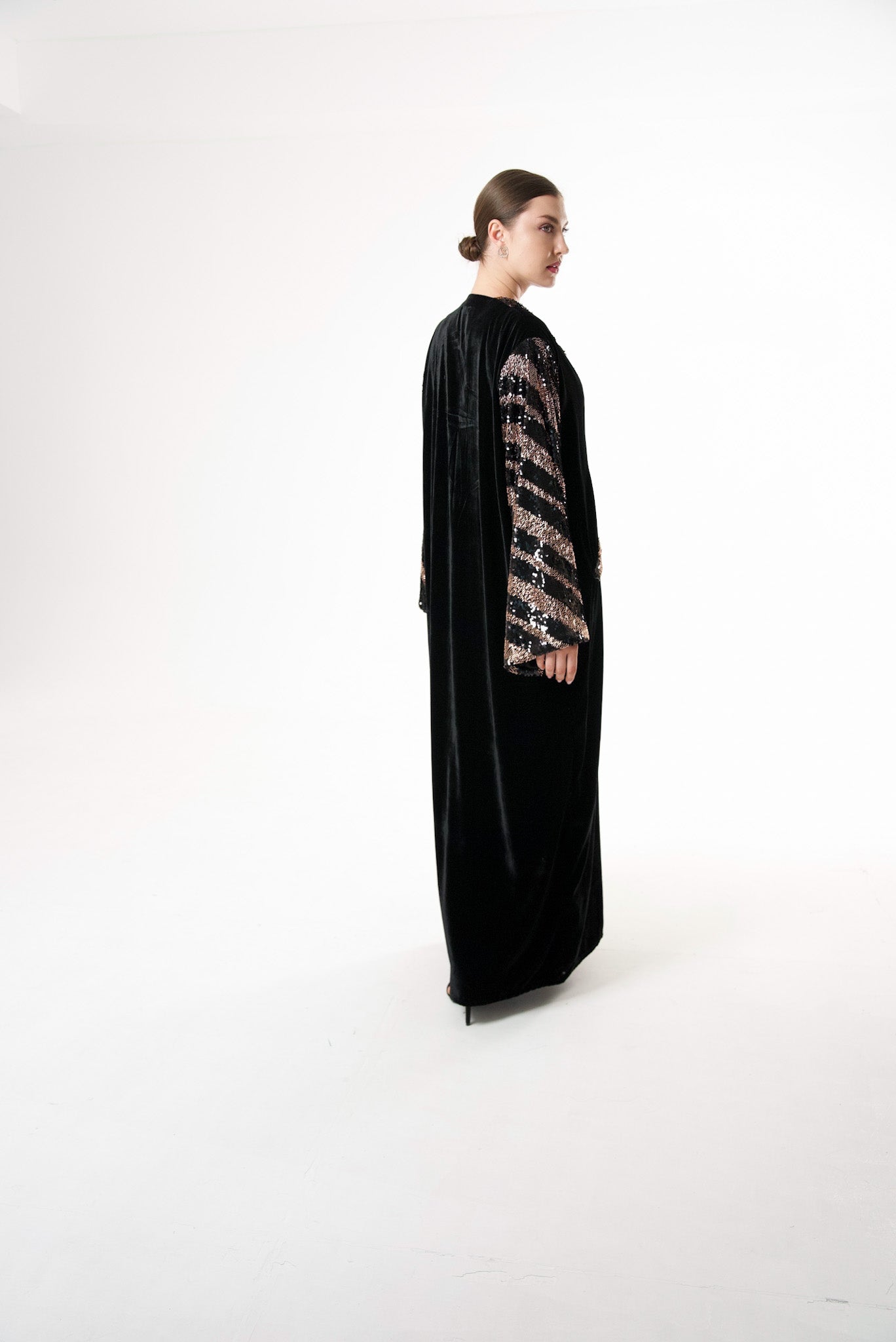 Black velvet  and Gold sequence