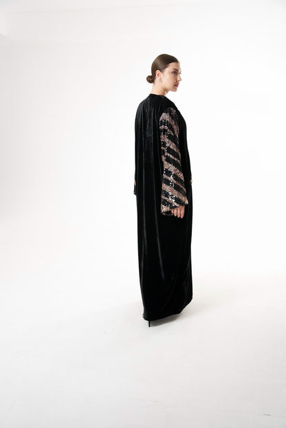 Black velvet  and Gold sequence